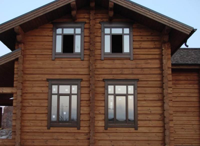 Пластиковые окна в деревянном доме